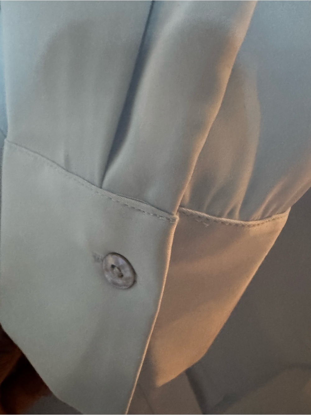 Rachel Zoe Light Blue Button-Up Shirt - Elegant Women's Top size XL - Picture 3 of 5